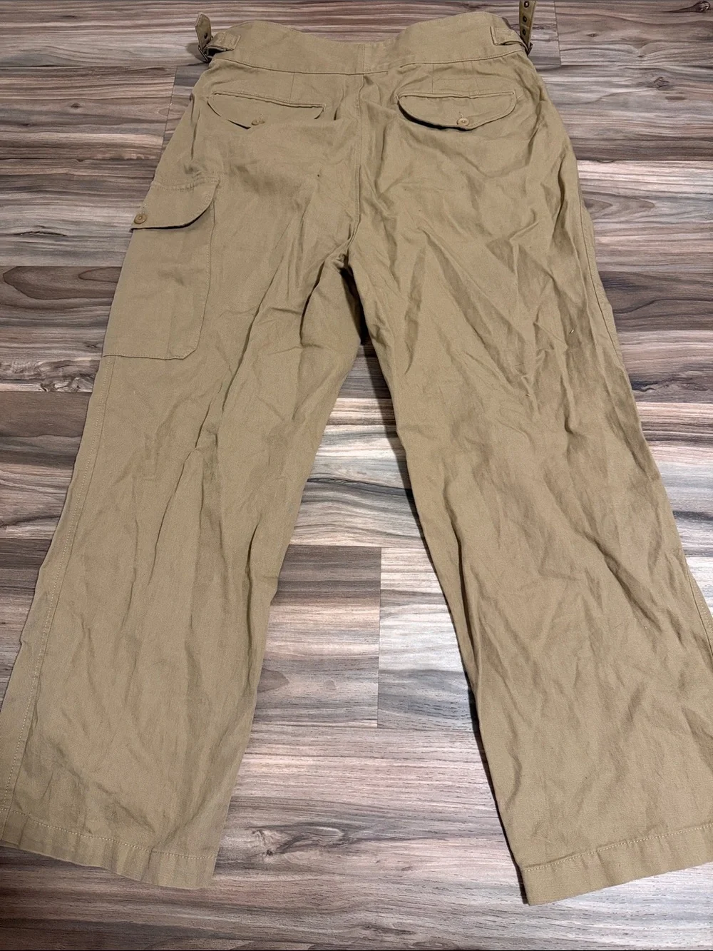 Banana Republic Heritage Linen Explorer Cargo Pant Khaki Women’s Sz. 16 NWT